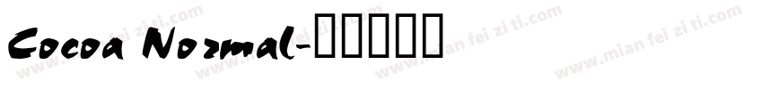 Cocoa Normal字体转换